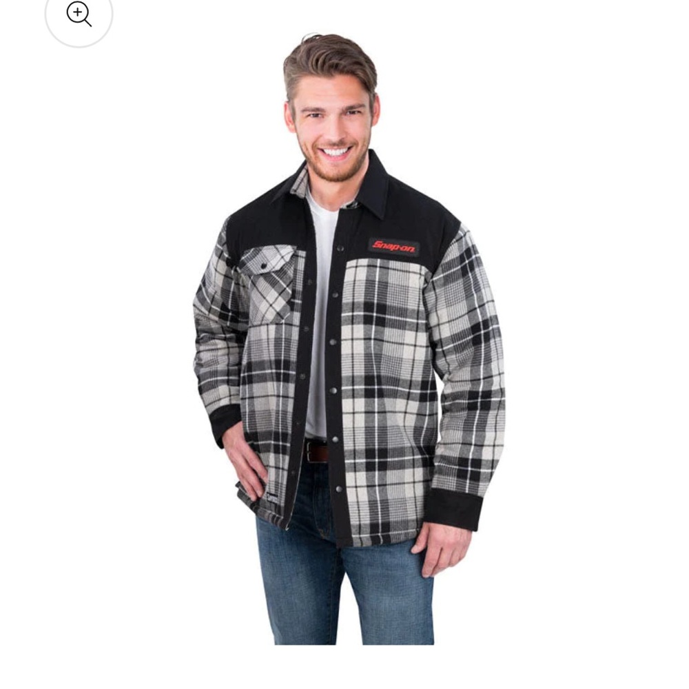 Snap-On Sawbuck Hackert Quilted Flannel Jacket